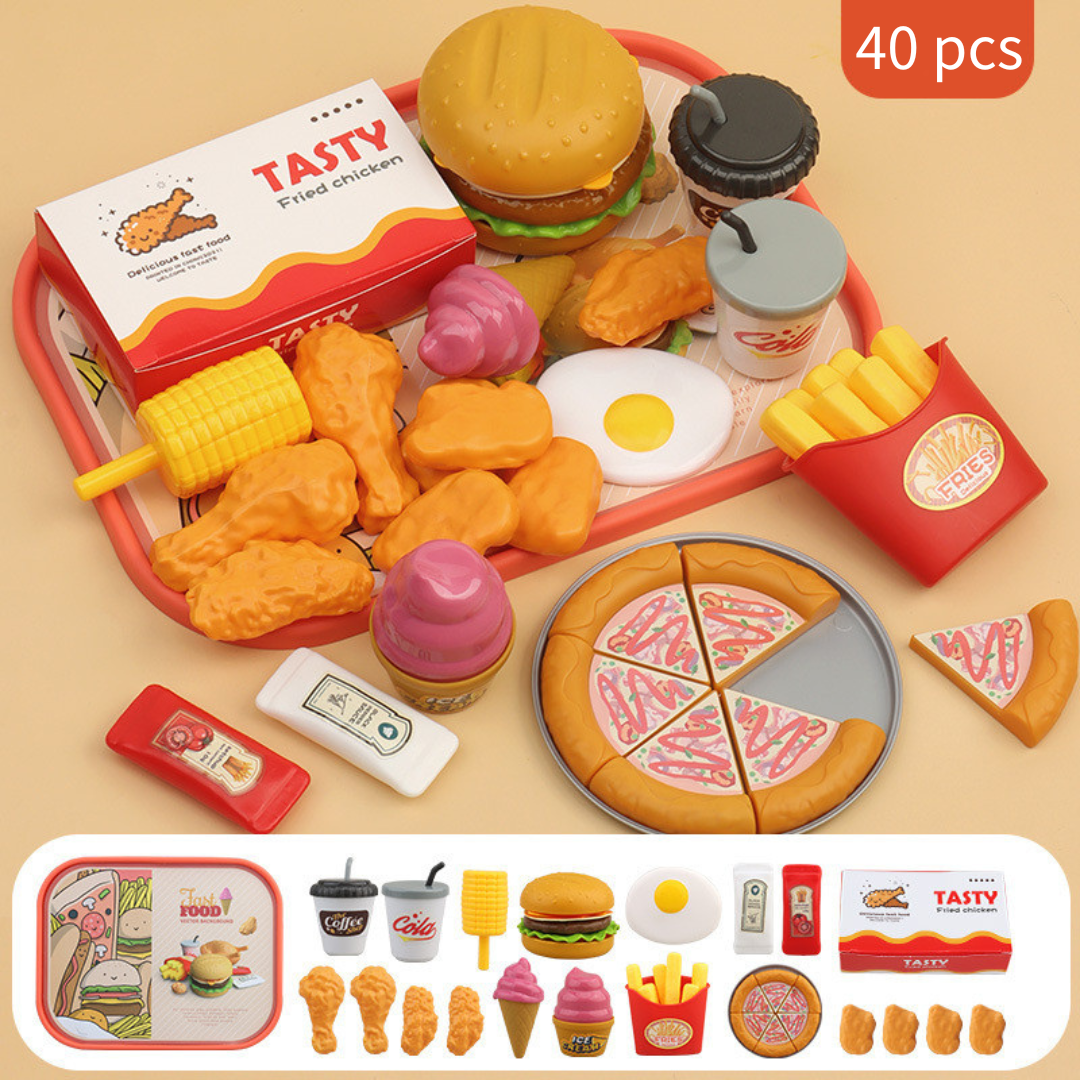 Simulation Fast Food Burger Toy Set