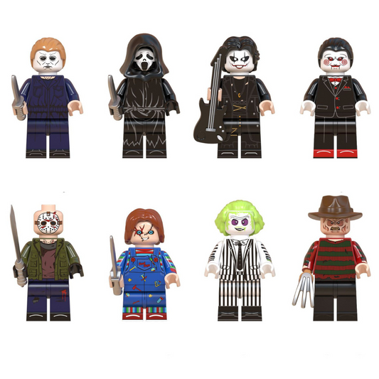 Halloween Series of Horror Minifigure Building Blocks 1.7"