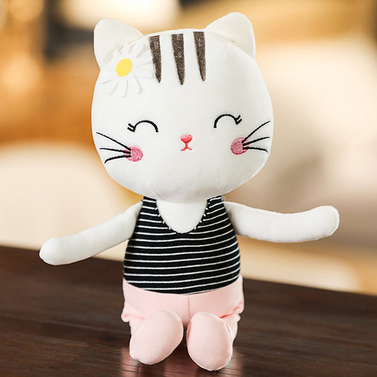 Yoga Cat Girl Plush Doll 13.7 inch